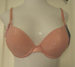 Vanity Fair Ego Boost Underwire Bra Size 36C Style 2131101 Coral - £13.25 GBP