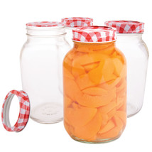 Appetito Mason Preserving Jars 1L (Set of 4) - £59.24 GBP