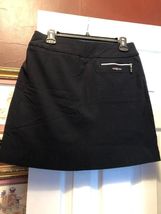 NWT Ladies Jamie Sadock Black Skinnylicious Pullon Stretch Golf Skort - 6 & 8 image 2