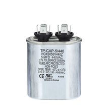 TradePro 5 MFD Oval Capacitor 370/440 Volt Oval Replacement - £14.64 GBP