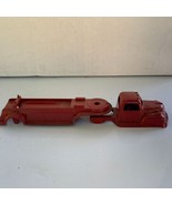 Tootsietoy Vintage Diecast Red Semi Tractor Trailer Body Shell from 1950s - £19.54 GBP