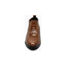 Stacy Adams Sandoval Cuban Heel Boot Croco print Cognac  25666-221 image 7