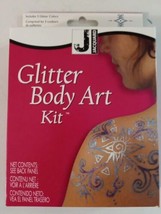 Jacquard Glitter Body Art Kit Temporary Tattoo Set Concert Party Makeup - £8.60 GBP