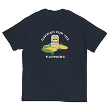 Busch Light Brewed For The Farmers Corn Can T-Shirt Blue - $34.98+