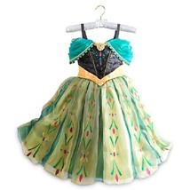 WDW Disney Girl&#39;s Frozen Anna Deluxe Coronation Costume Dress Size 7/8 B... - £78.68 GBP