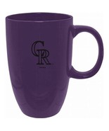 Colorado Rockies MLB 2813 Team Color Ceramic Coffee Mug Tea Cup 22 oz Purple - £19.90 GBP