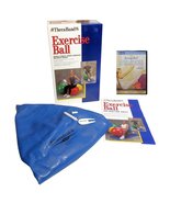 THERABAND Standard Blue Exercise Ball, 30” Dia &amp; Gaiam Balance Ball Exer... - $17.95