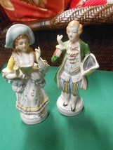 Great Collectible TWO Vintage  &quot;Victorian&quot; Figurines LADY &amp; GENTLEMAN - £19.14 GBP