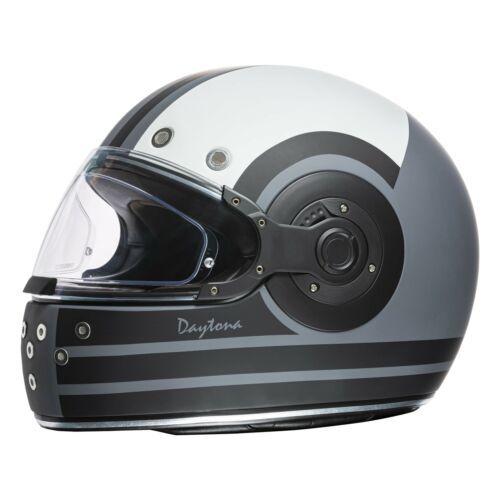 Daytona Helmets Retro Racer DOT Approved Helmet Chrome Motorcycle Helmet - £114.02 GBP