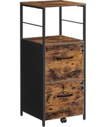 Vasagle File Cabinet, Filing Cabinet For Home Office, Lock, Two Drawers,... - $141.70 CAD