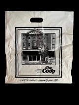 Rare VTG 80s Harvard University Coop Store Double Side Plastic Shopping ... - $19.24