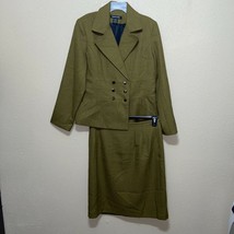 Ainsley &amp; Aidan Ladies Brown 2pc Skirt/Jacket Suit Size 12 - £101.45 GBP