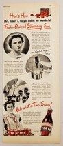 1948 Print Ad Certo for Jelly Making Fresh Strawberry Fruit Jam in Jars  - $13.48