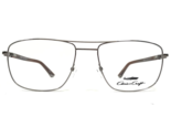 Chris Craft Eyeglasses Frames CF1003 03 Brown Gray Silver Square 56-18-145 - £73.88 GBP