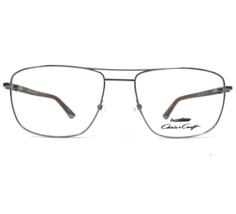 Chris Craft Eyeglasses Frames CF1003 03 Brown Gray Silver Square 56-18-145 - £73.54 GBP