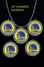 golden state warriors  Bottle Cap Necklaces great party favors lot of 10 - $9.16