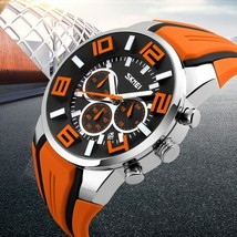 Cool Quartz Men Luxury Brand Chronograph Men Sports Watches Waterproof Male - £36.18 GBP