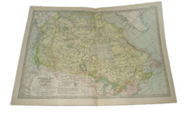 Vintage Canada Newfoundland The Map Century Dictionary And Cyclopedia 1906 19677 - £15.79 GBP