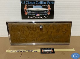 OEM 64 Cadillac Eldorado DASH GLOVE BOX COMPARTMENT DOOR WITH LOCK KEY &amp;... - $173.24