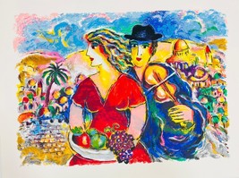 Zamy Steynovitz Wedding In Jerusalem Serigraph on Paper - £124.69 GBP