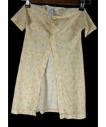 Carter&#39;s Vintage Baby Layette Size Yellow Floral Light Kimono Jacket Rob... - £29.45 GBP