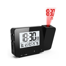 Alarm Clock Projection Digital Table Clock LED Projector Snooze Timer Wake Up Du - £21.60 GBP