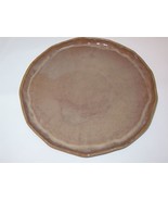Vietri Forma Round Serving Platter Charger Earth Brown New - $60.32 CAD
