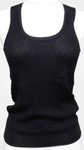 M MISSONI Knit Sweater Sleeveless Black Viscose Wool US 2 I 38 - £75.76 GBP
