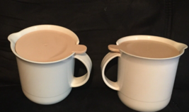 Tupperware creamer (2) holds 12 oz. (2309A-3, 2309A-4) Made in USA vinta... - £8.71 GBP