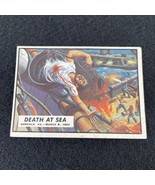 1962 Topps Civil War News Card #7 DEATH AT SEA Vintage 60s Trading Cards - $19.75