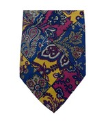 J.Crew Mens Paisley Silk Tie Handcrafted Vibrant Colors 100% Silk Classi... - $192.86 MXN