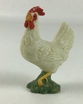 Schleich Chicken White Rooster Farm Animal Realistic 2&quot; Cockerel Vintage... - £12.54 GBP