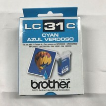 Genuine Brother LC31C Cyan Ink Cartridge -Sealed New Old Stock- Exp. 2007 - £10.15 GBP