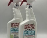 2 No More Marking Pet Stain &amp; Odor Remover Spray 24 oz ea Hard to find Bsha - $7.69