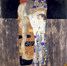 Three Ages Of Woman 15x22 Art Print Gustav Klimt Art Deco Numbered Ltd. ... - $48.99