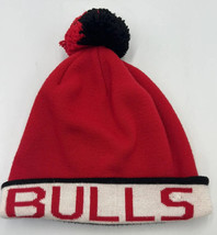 Mitchell And Ness Chicago Bulls Beanie Pom Pom NBA - Block Cuff - £9.26 GBP