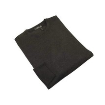Men PRINCELY Italian Wool Crew Pullover Slim 84001-30 Antrasit Charcoal 103 image 6