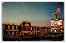 Silver Slipper Casino Night View Las Vegas Nevada NV UNP Chrome Postcard U14 - £3.12 GBP