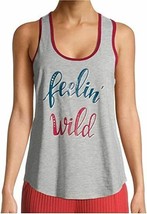 Secret Treasures Women&#39;s &#39;Feelin&#39; Wild&#39; Sleep Tank Top Light Grey Size X... - $13.85