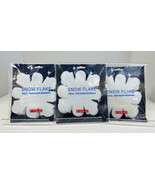 30 Sparkle Felt Snow Flakes 6 &quot;~3-Pack~10 in Each Pack~Christmas/Holiday... - €7,36 EUR