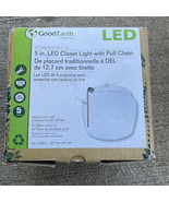 Good Earth LED 5 in. Closet Light with Pull Chain 660 Watts - £13.71 GBP