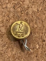 ANTIQUE POST OFFICE DELIVERY  POD BRASS 5/8&quot; UNIFORM BUTTON WATERBURY USPS - $6.50