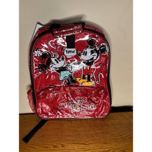 Nostalgia Collection Disney Parks Red Mickey & Minnie School Supply Backpack NEW - $28.50