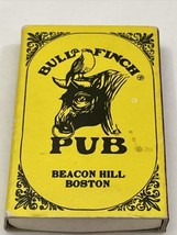 Vintage Matchbox No Matches  Bull Finch Pub  Beacon Hill, Boston  gmg  unstruck - £9.89 GBP