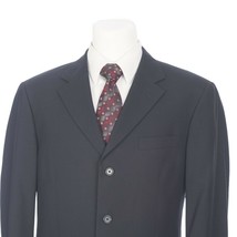 Brooks Brothers Brooksease Black Wool 3-Button Sport Coat Mens 41R 41 Re... - £27.63 GBP