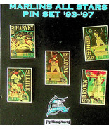 MLB Florida Marlins - All Stars Pinback Set - 1993 through 1997 - New - £9.53 GBP