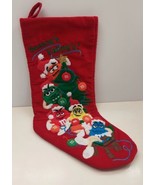 M&amp;M&#39;S Christmas Season&#39;s Eating&#39;s Stocking 19&quot; NWOT M&amp;M&#39;s Gang By The Tree - £19.68 GBP