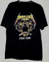 Metallica Concert Tour T Shirt Vintage 2009 James Hetfield Lars Ulrich - $64.99