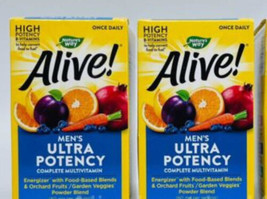 2x Nature&#39;S Way Alive Once EXP1/24Daily Men&#39;s 50 Plus Multi-Vitamin - 60 Tablets - £17.33 GBP