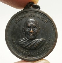 LP Klai 100 year batch coin thai Buddha Real amulet powerful pendant blessed in  - £46.20 GBP